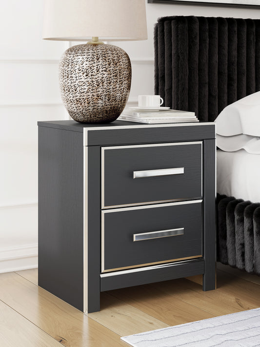Zuraleus Two Drawer Night Stand