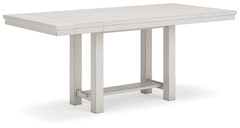 Robbinsdale Counter Height Dining Table and 10 Barstools
