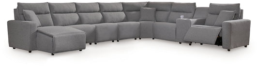 Modmax II 8-Piece Power Reclining Sectional with Console