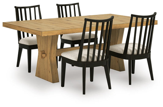 Galliden Dining Table and 4 Chairs