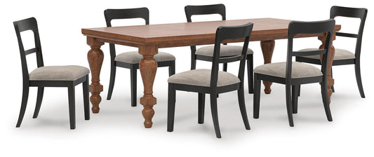 Greddinton Dining Table and 6 Chairs