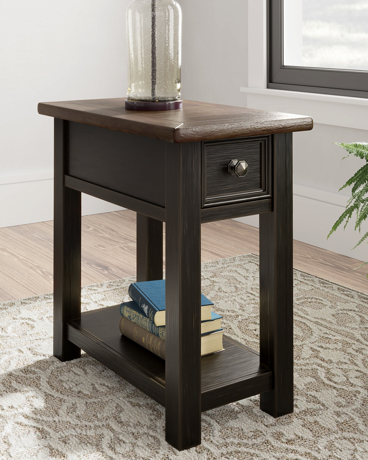 Tyler Creek Chair Side End Table - Grayish Brown/Black Tyler Creek Chair Side End Table - Grayish Brown/Black