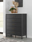 Cadmori Five Drawer Wide Chest