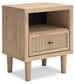 Cielden Queen Panel Bed with Mirrored Dresser, Chest and Nightstand