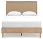 Cielden Queen Panel Bed with Mirrored Dresser and Chest