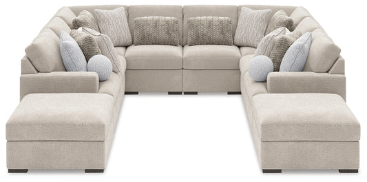 Cuddle Plush 10-Piece Sectional