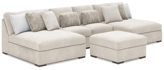 Cuddle Plush 4-Piece Sectional with Chaise