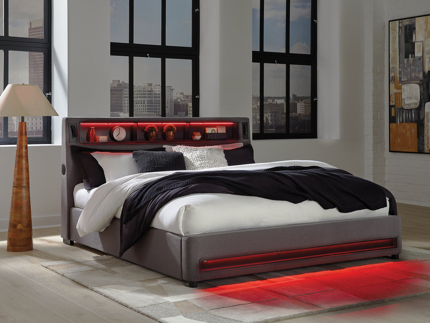 Verishaw California King Upholstered Bed