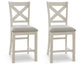 Robbinsdale Counter Height Dining Table and 10 Barstools
