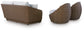 Double Point Love/Swivel Chairs Set (3/CN)