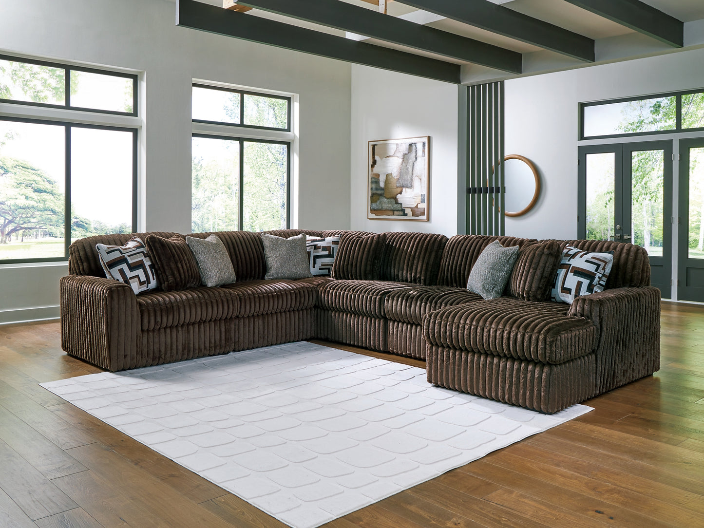 Midnight-Madness 6-Piece Sectional with Chaise