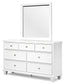 Fortman Full Panel Storage Bed, Dresser and Mirror
