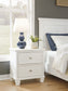 Fortman Twin Panel Storage Bed, Dresser, Mirror and Nightstand