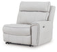 Social Pointe 7-Piece Reclining Sectional with Storage Consoles