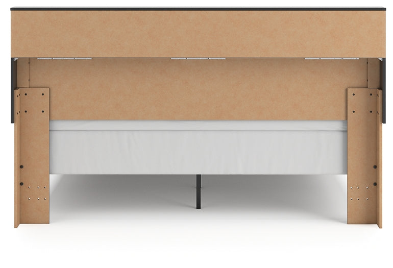 Broachmyn King Bookcase Panel Bed