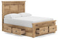 Makidern Full Panel Storage Bed