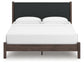 Pamytta King Upholstered Panel Platform Bed, Dresser, Mirror, Chest and Nightstand
