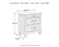 Kanwyn Three Drawer Night Stand