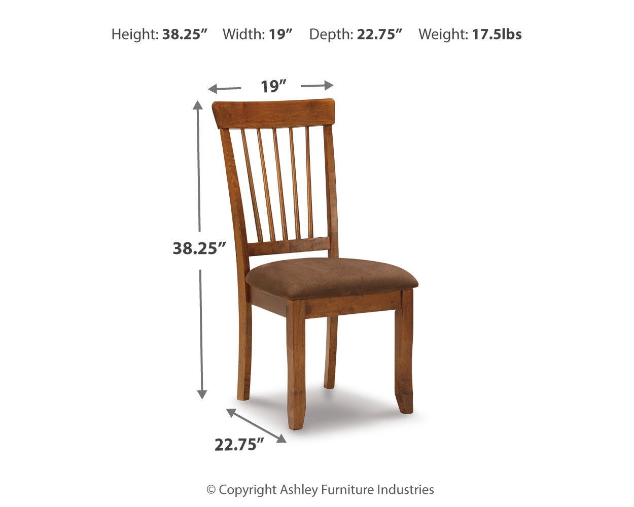 Berringer Dining UPH Side Chair (2/CN)