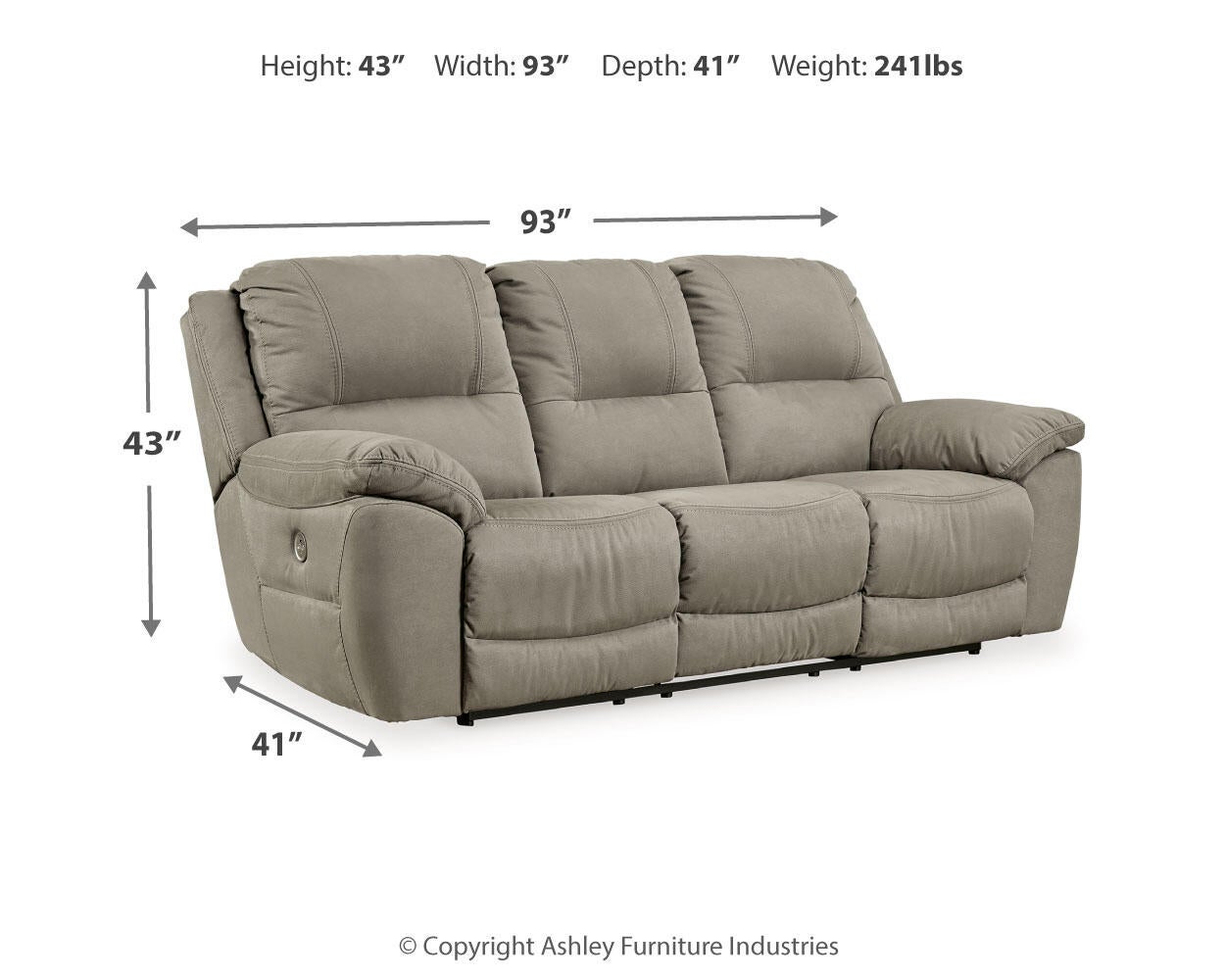 Next-Gen Gaucho Reclining Power Sofa