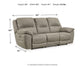 Next-Gen Gaucho Reclining Power Sofa