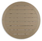 Fairen Trail Round Bar Table w/UMB OPT