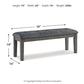 Hallanden Large UPH Dining Room Bench