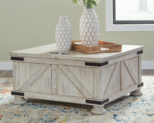 Carynhurst Cocktail Table with Storage