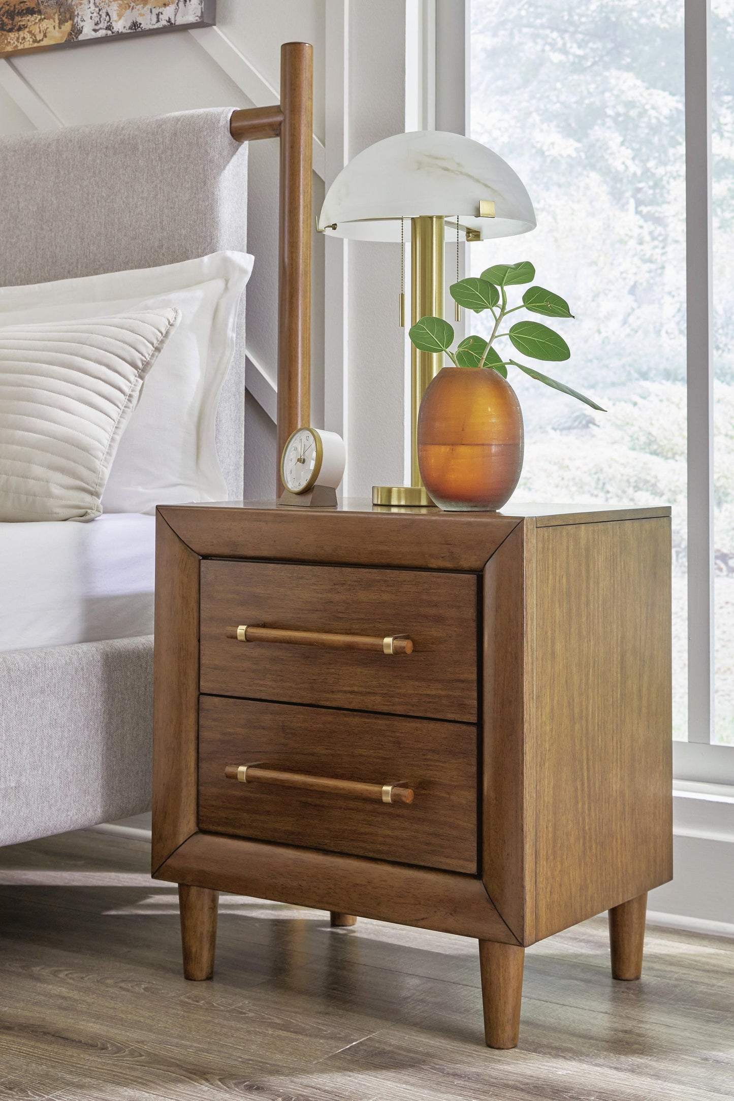 Lyncott Two Drawer Night Stand