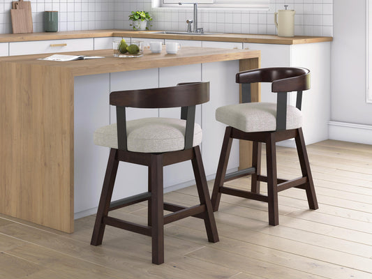 Haddigan UPH Swivel Barstool (2/CN)