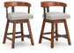 Ralene UPH Swivel Barstool (2/CN)