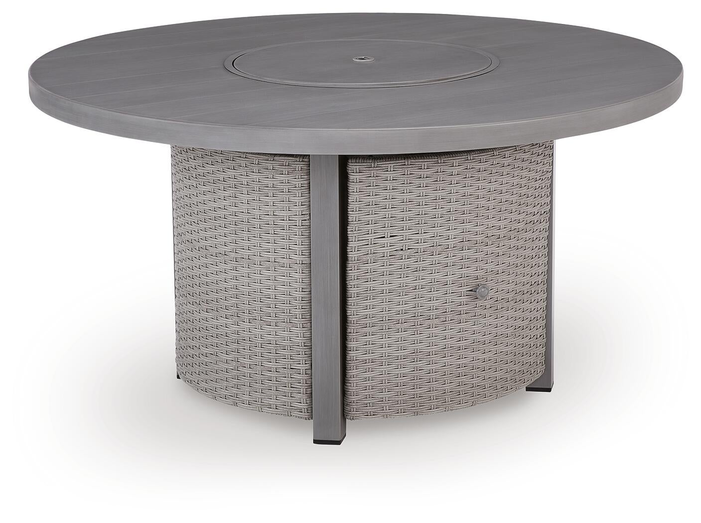 Half Moon Beach Round Fire Pit Table