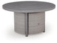 Half Moon Beach Round Fire Pit Table