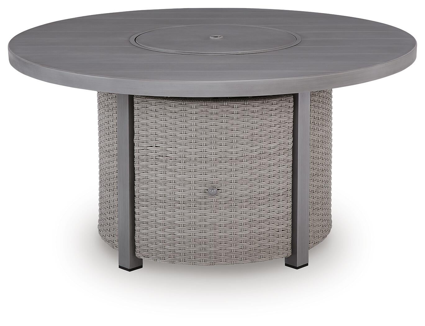 Half Moon Beach Round Fire Pit Table