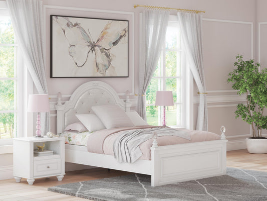 Kozlani Full Upholstered Panel Bed