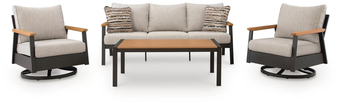 Carmel Highlands Sofa/Chairs/Table Set (4/CN)