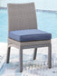 Half Moon Beach Side Chair with Cushion (2/CN)