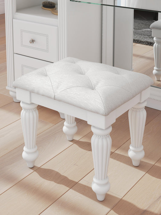 Kozlani Vanity Upholstered Stool