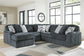 Midnight-Madness 5-Piece Sectional with Chaise