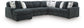 Midnight-Madness 4-Piece Sectional with Chaise