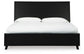 Danziar Queen Panel Bed with Mirrored Dresser