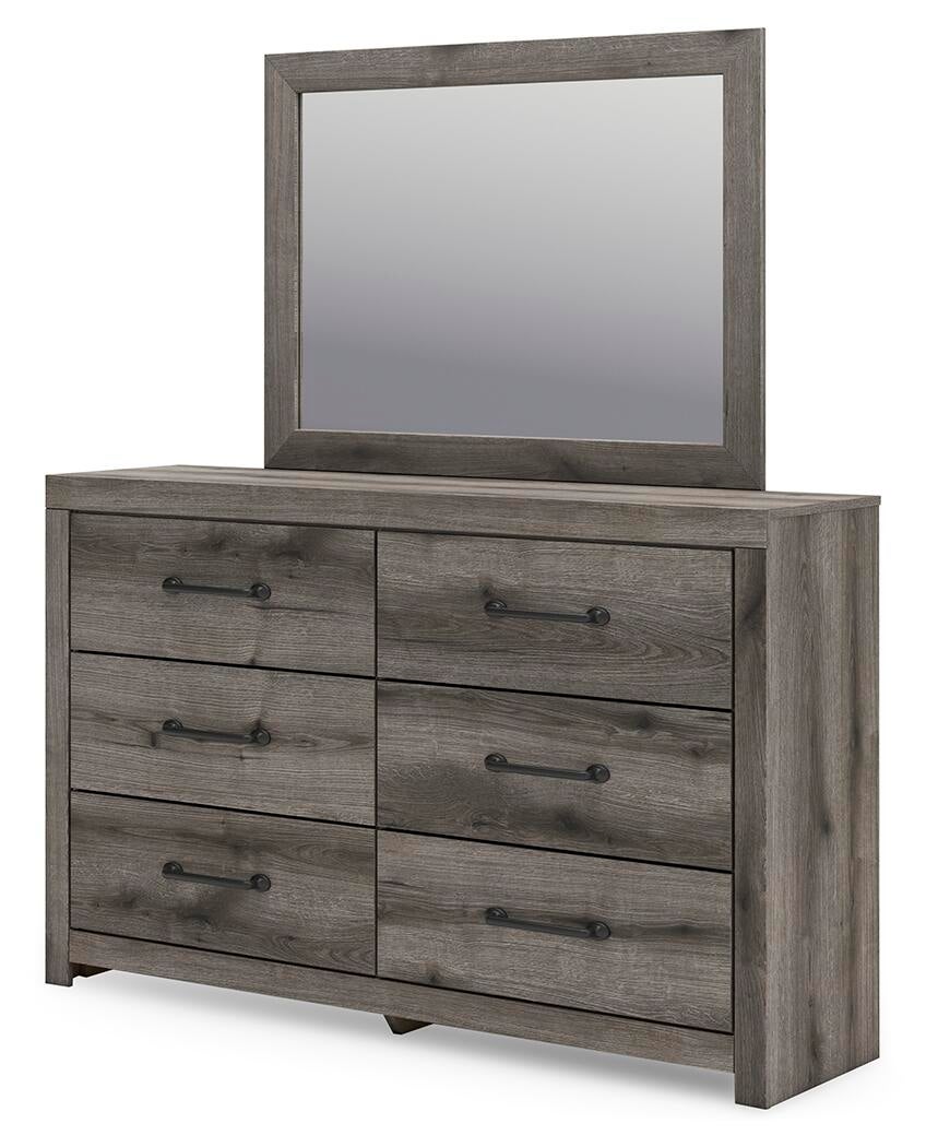 Urbanoore Full Panel Storage Bed, Dresser and Mirror