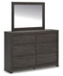 Parlayon King Panel Bed, Dresser and Mirror