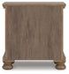 Vandenmore King Panel Bed with Mirrored Dresser, Chest and Nightstand