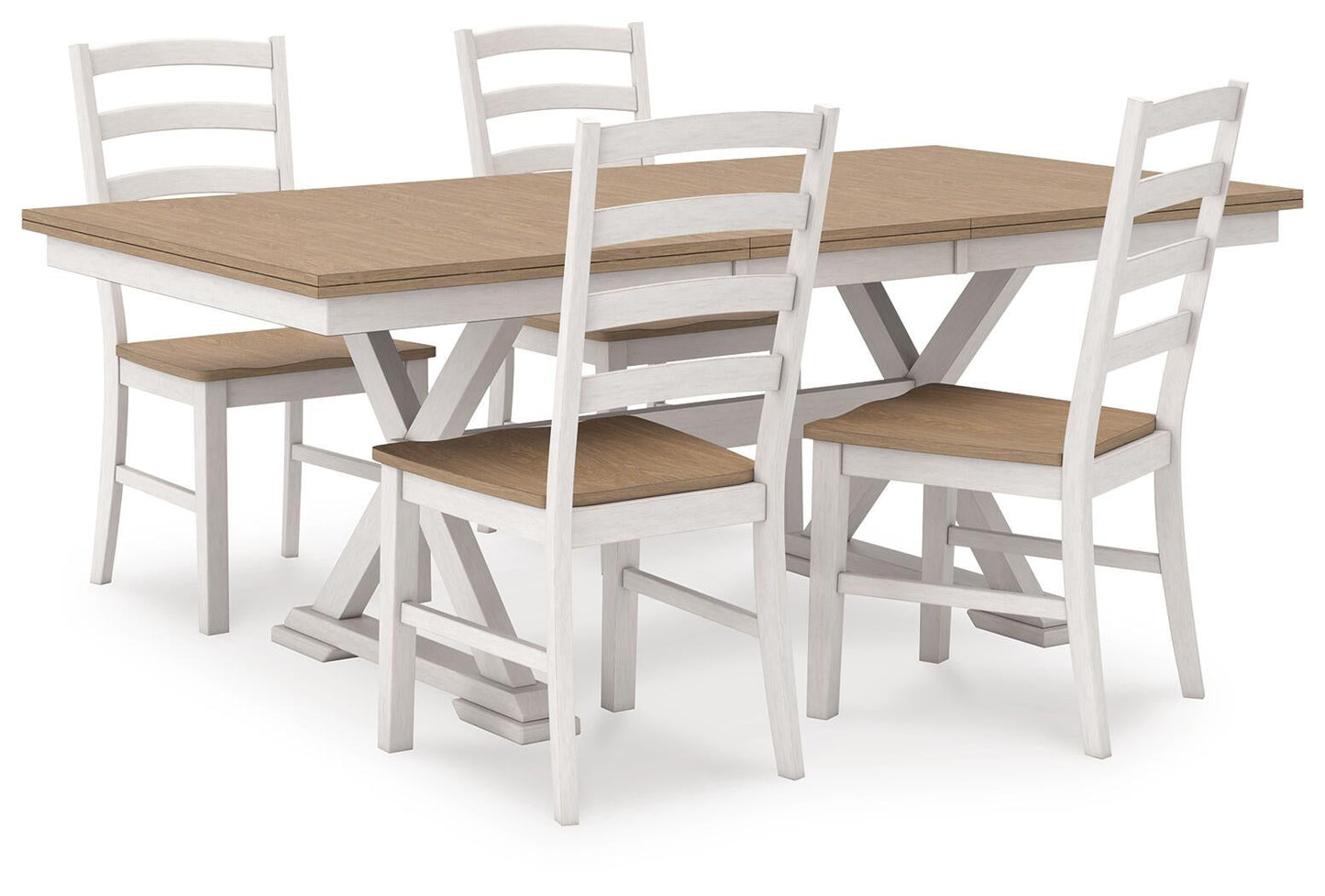 Purlaney Dining Table and 4 Chairs