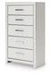 Birmonton King Upholstered Panel Bed, Dresser, Mirror, Chest and Nightstand