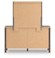 Cadmori Twin Panel Bed, Dresser and Mirror