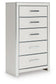 Birmonton Queen Upholstered Panel Platform Storage Bed, Dresser, Mirror, Chest and Nightstand