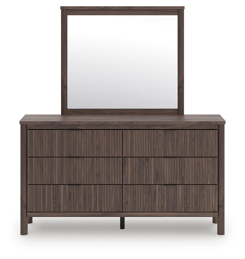 Cadmori Queen Panel Bed, Dresser, Mirror, Chest and Nightstand
