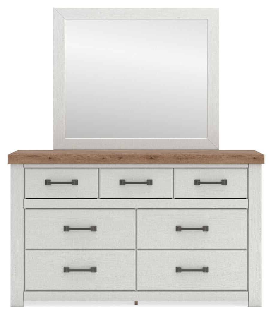 Savonport Queen Panel Bed with Storage, Dresser, Mirror, Chest and Nightstand